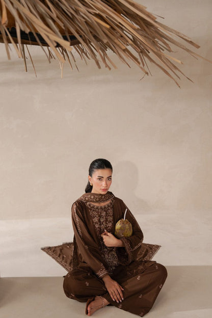 DFW-874 Beechtree Heavy Embroidery 3PC Dhanak Suit