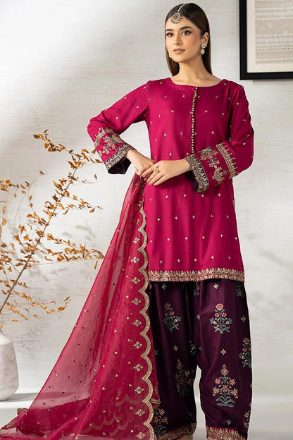 DFW-1350 Maria B Embroidery 3PC Lawn Suit