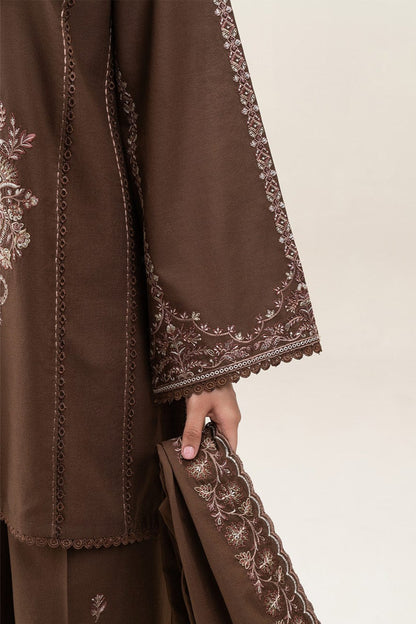 DFW-874 Beechtree Heavy Embroidery 3PC Dhanak Suit