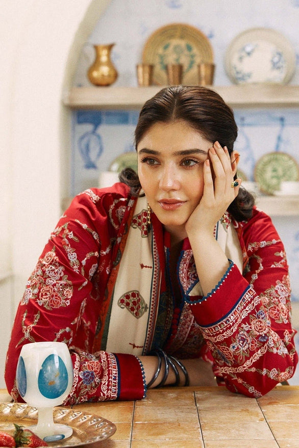 DFW-1225 Zara Shah Jahan Embroidery 3PC Dhanak Suit