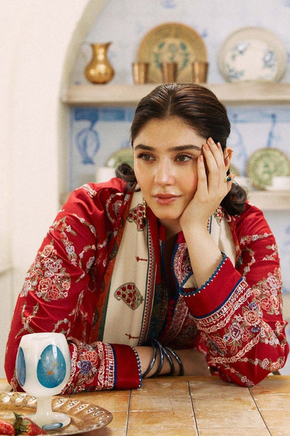 DFW-1225 Zara Shah Jahan Embroidery 3PC Dhanak Suit