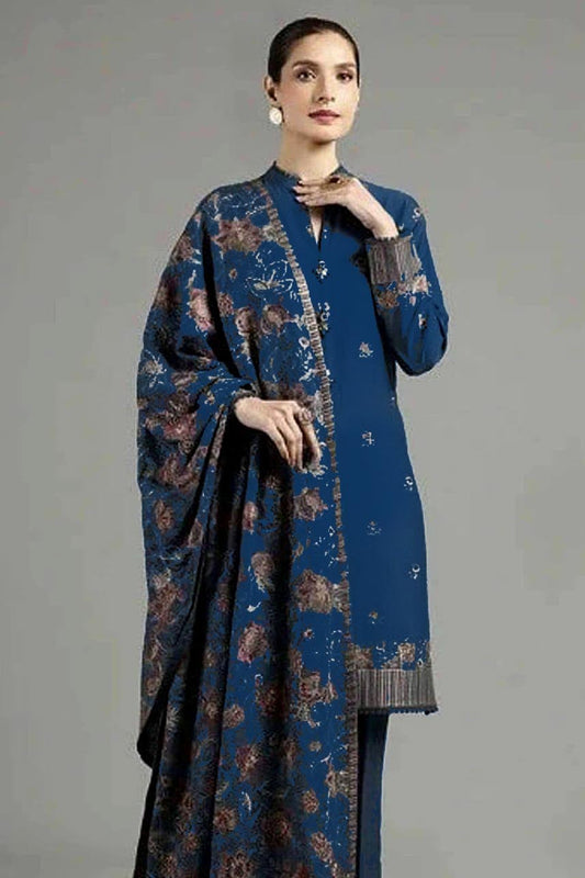DFW-1318 Bareeze Embroidery 3PC Lawn Suit