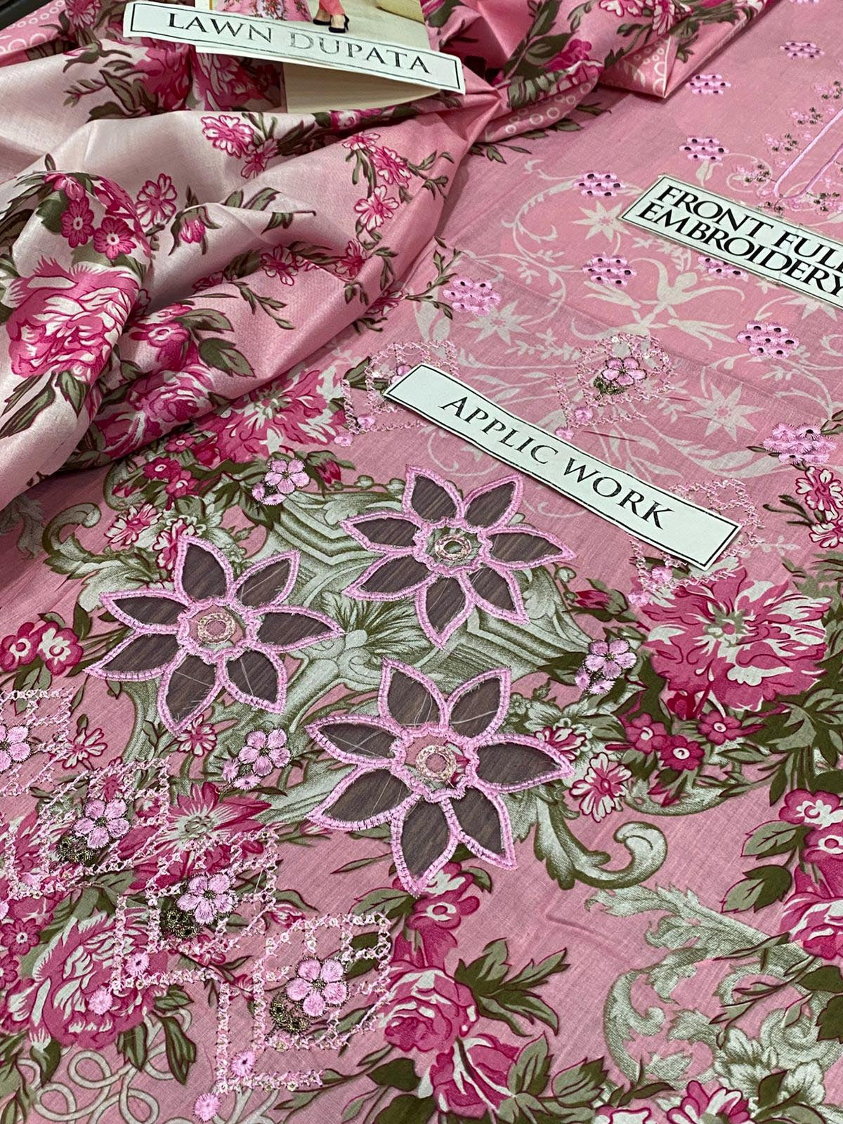 DFW-1335 Jazmin Embroidery 3PC Lawn Suit