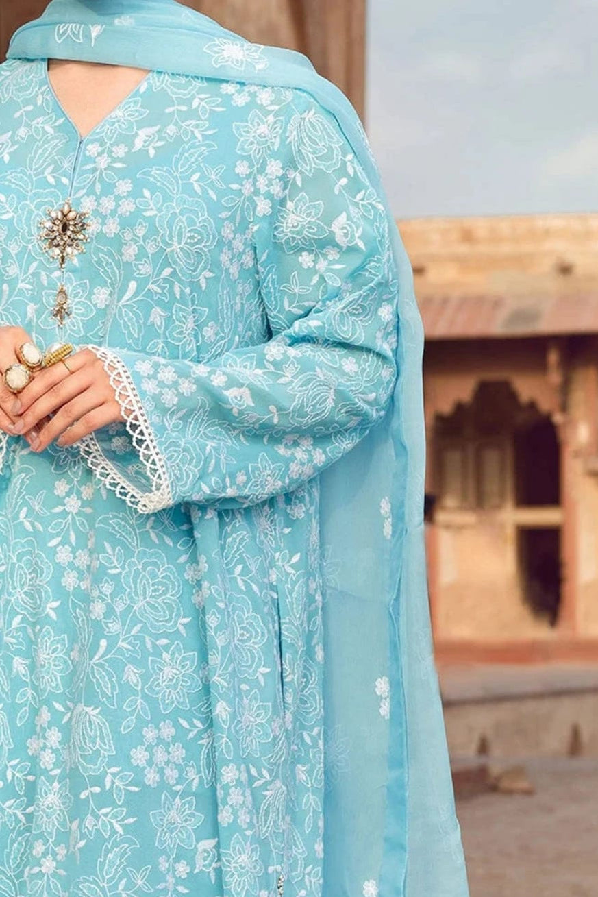 DFW-1353 Bareeze Embroidery 3PC Lawn Suit