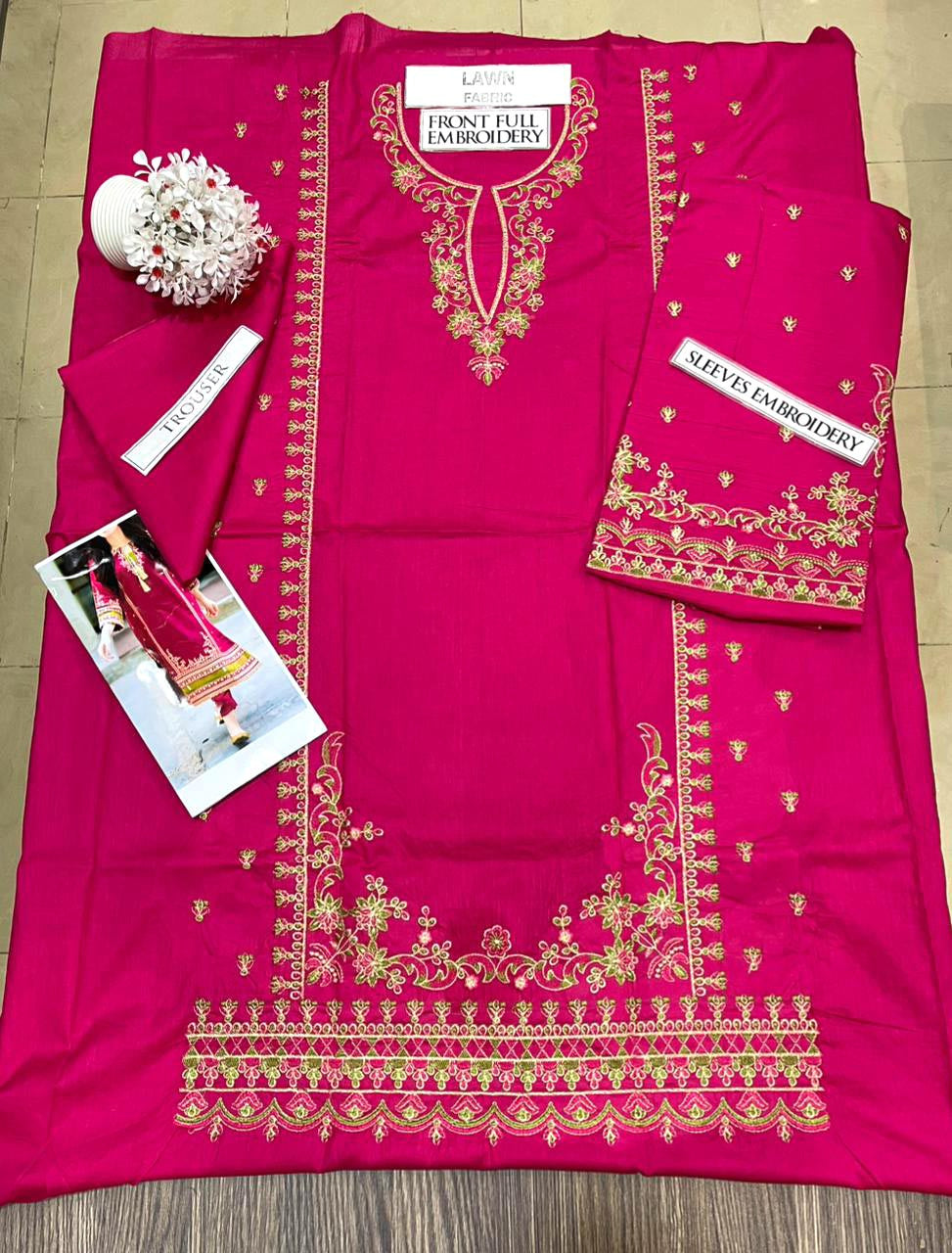 DFW-1339 Omal Embroidery 2PC Lawn Suit