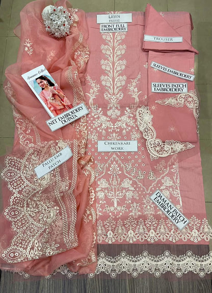 DFW-1354 Imrozia Heavy Embroidery 3PC Lawn Suit