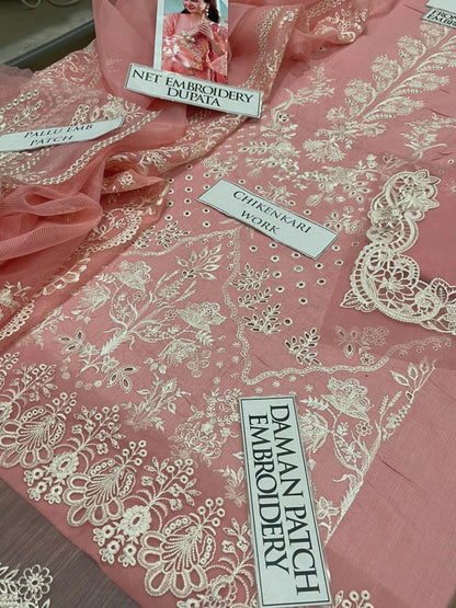 DFW-1354 Imrozia Heavy Embroidery 3PC Lawn Suit