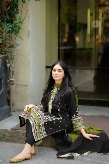 DFW-1356 Omal Embroidery 3PC Lawn Suit