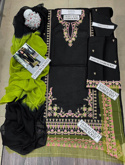 DFW-1356 Omal Embroidery 3PC Lawn Suit
