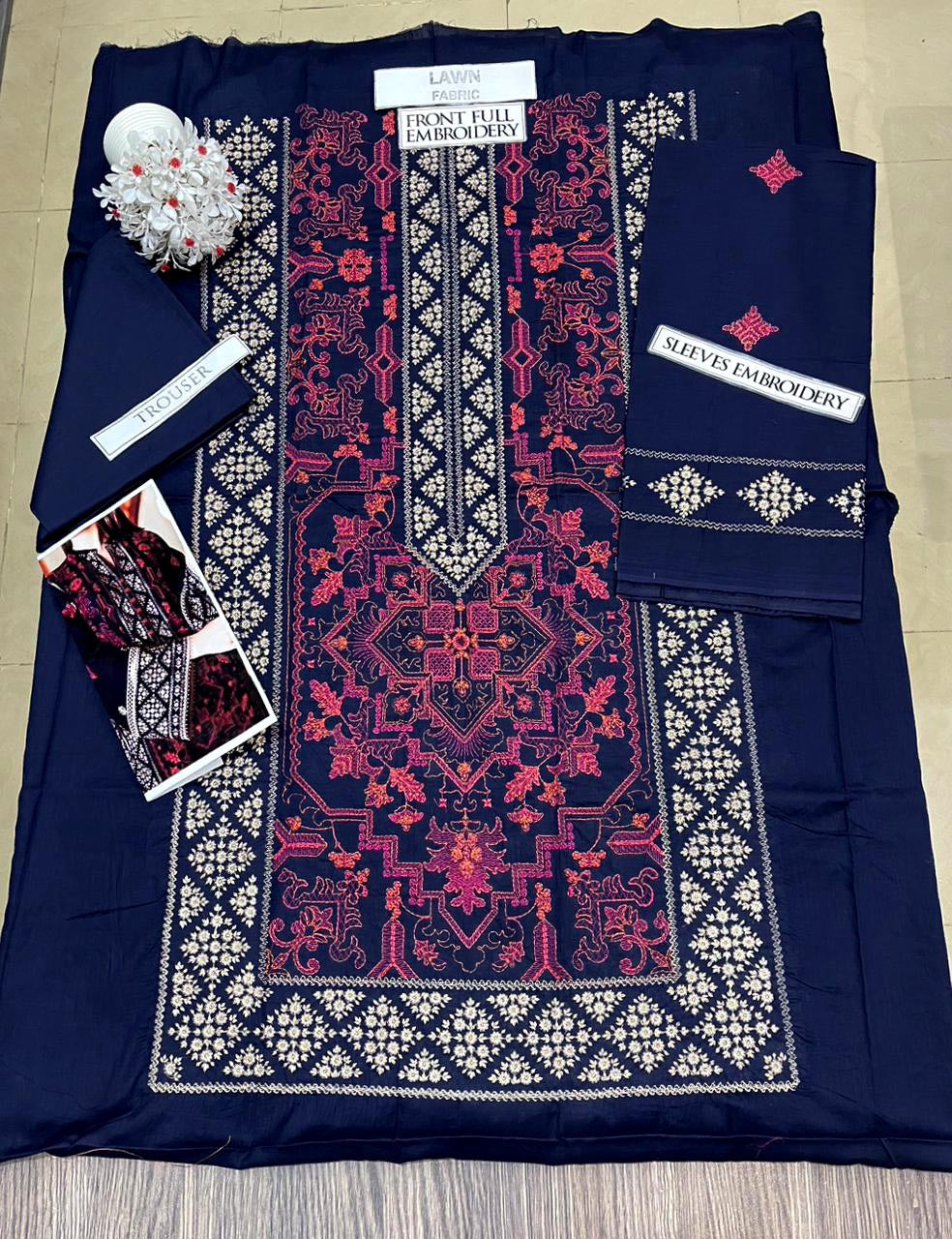 DFW-1341 Bareeze Embroidery 2PC Lawn Suit