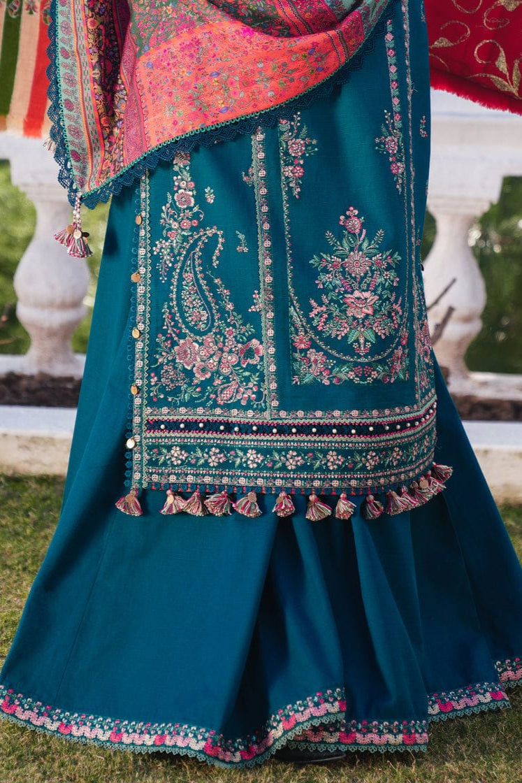 DFW-873 Hussain Rehar Heavy Embroidery 3PC Dhanak Suit