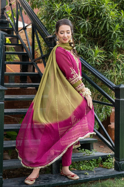 DFW-1358 Omal Embroidery 3PC Lawn Suit