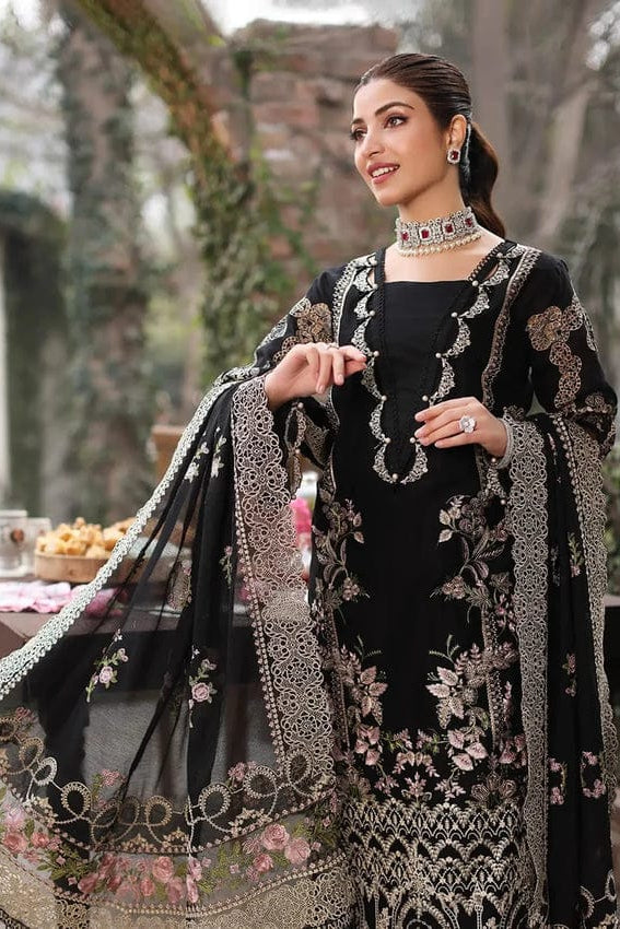 DFW-1273 Elaf Heavy Embroidery 3PC Lawn Suit