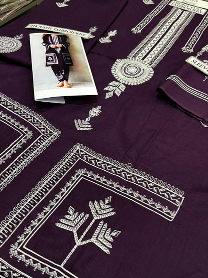 DFW-1343 Motifa Embroidery 2PC Lawn Suit