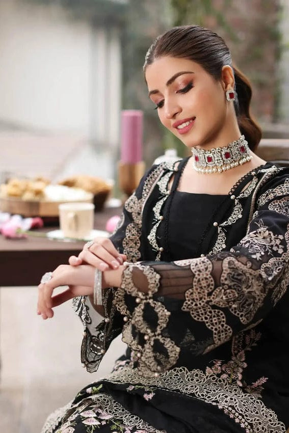 DFW-1273 Elaf Heavy Embroidery 3PC Lawn Suit