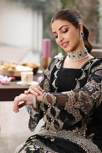 DFW-1273 Elaf Heavy Embroidery 3PC Lawn Suit