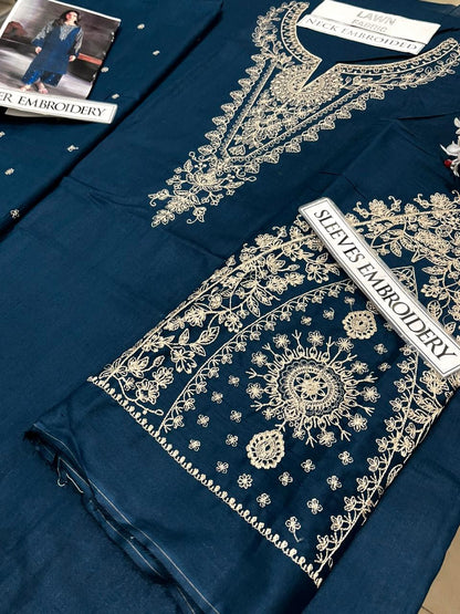 DFW-1359 Batik Embroidery 2PC Lawn Suit