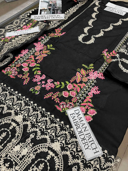 DFW-1273 Elaf Heavy Embroidery 3PC Lawn Suit