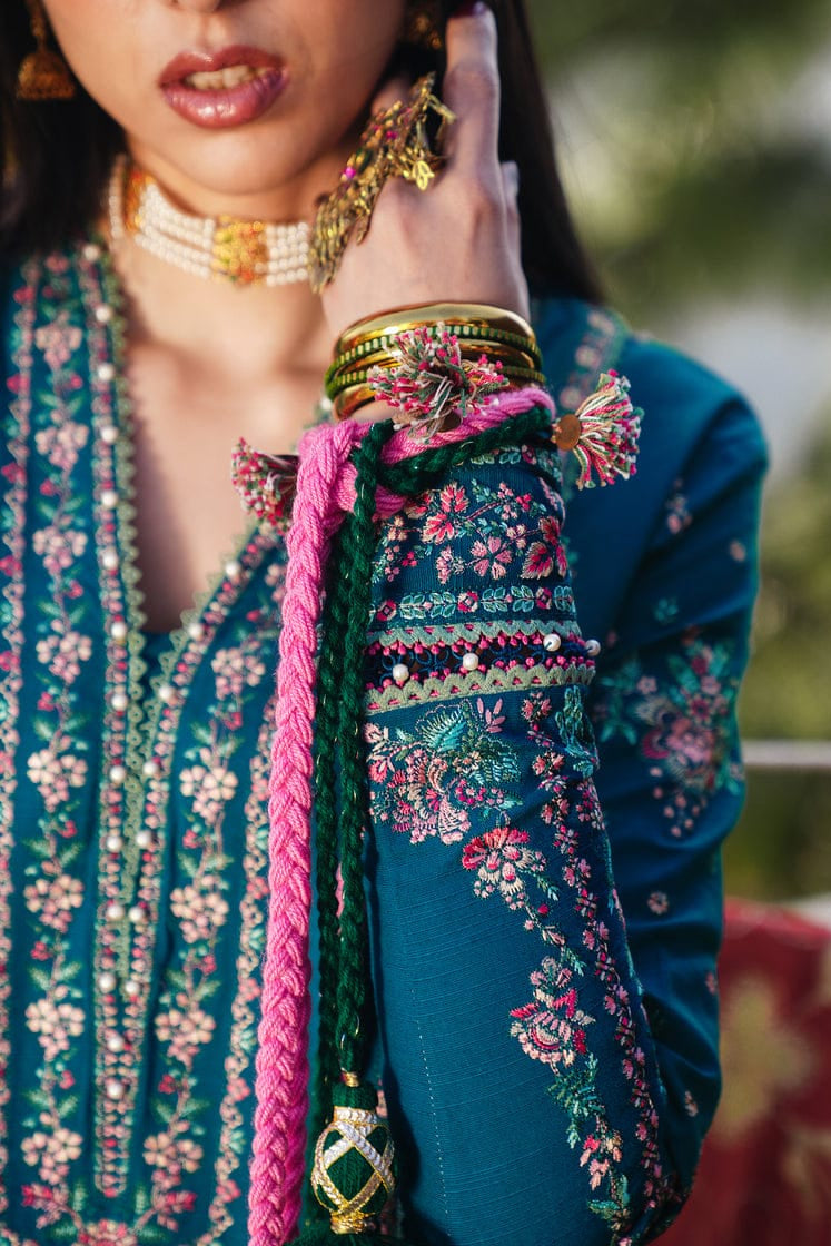 DFW-873 Hussain Rehar Heavy Embroidery 3PC Dhanak Suit