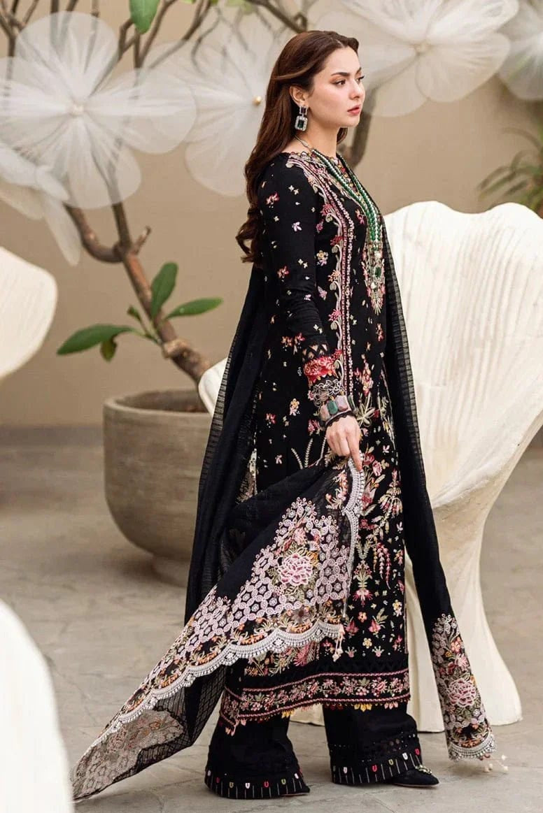 DFW-1347 Qalamkar Heavy Embroidery 3PC Lawn Suit