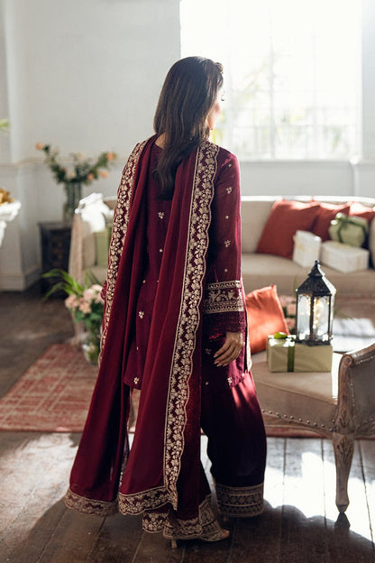 DFW-1274 Azure Heavy Embroidery 3PC Lawn Suit