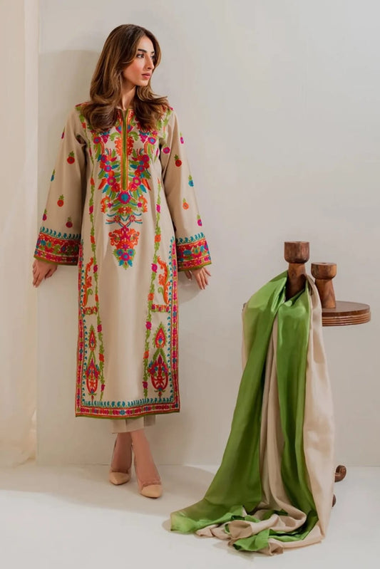 DFW-1361 Laam Embroidery 2PC Lawn Suit
