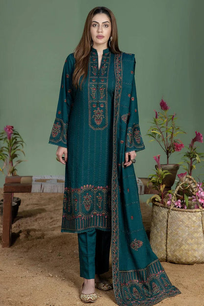 DFW-1252 Mohagani Embroidery 3PC Dhanak Suit
