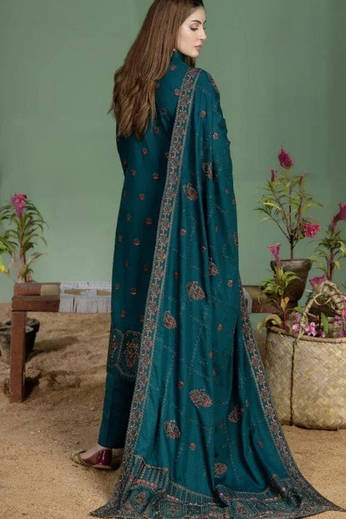 DFW-1252 Mohagani Embroidery 3PC Dhanak Suit