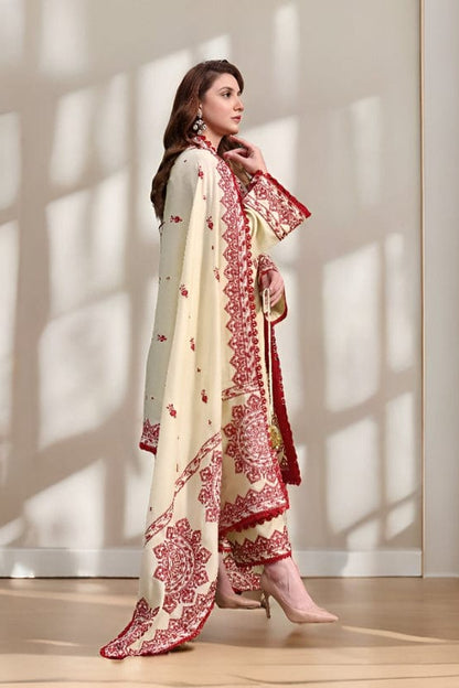 DFW-1253 Aneelas Embroidery 3PC Dhanak Suit