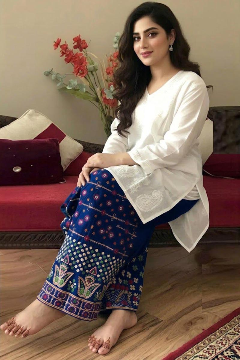 NFS-PH2 | Phulkari Embroidered 2Pc Lawn Dress