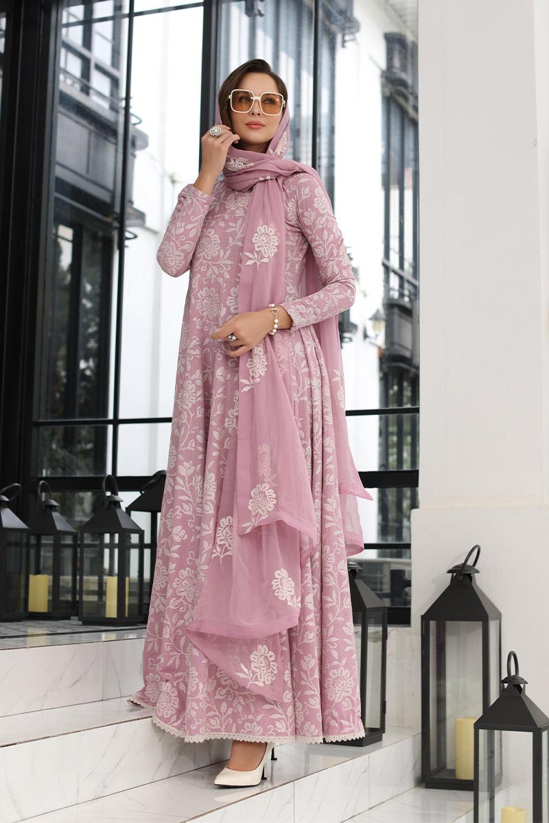 NFS-1019 | Breeze Embroidered 3PC Lawn Suit