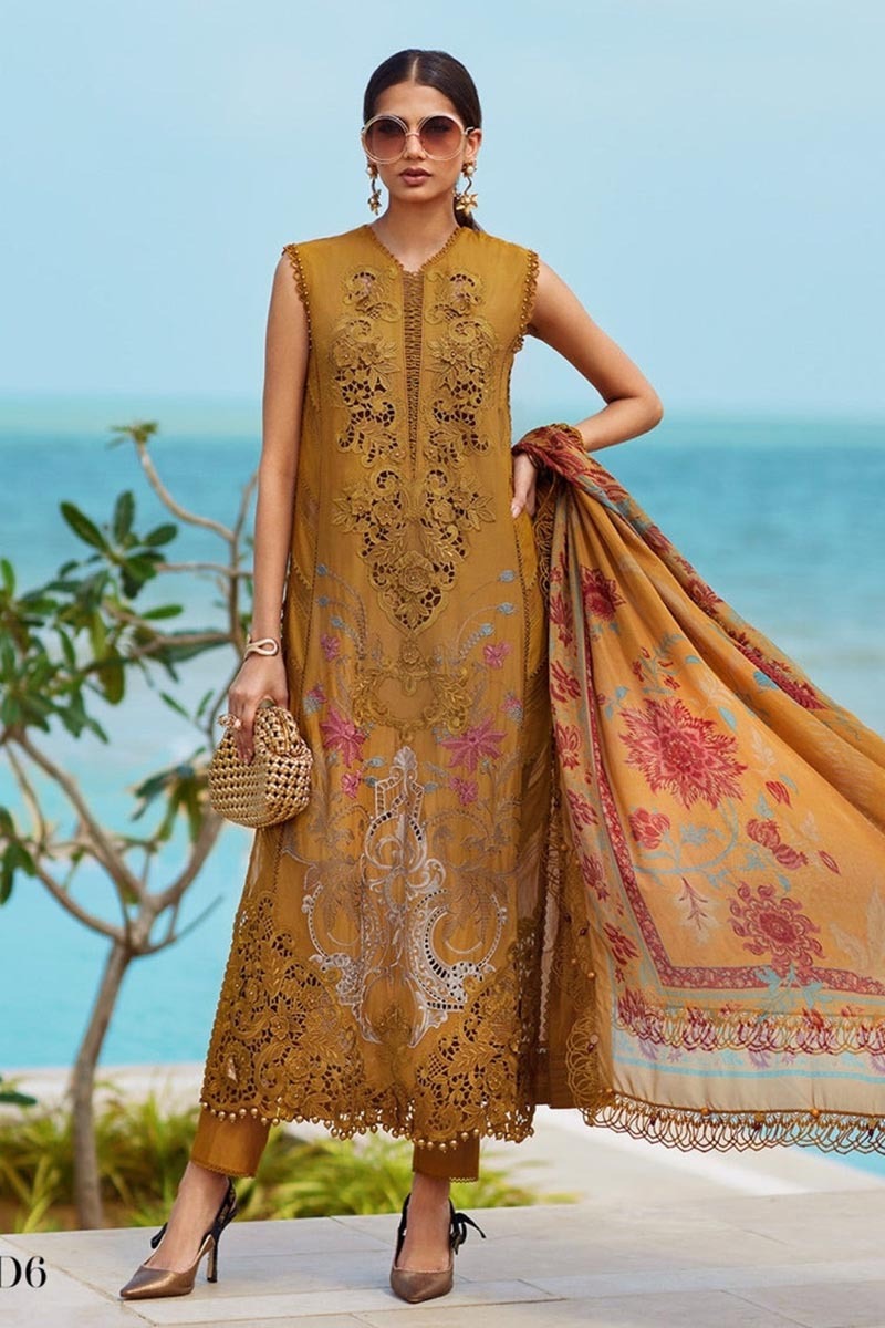NFS-MB3 | Maria B Heavy Embroidered 3Pc Lawn Dress