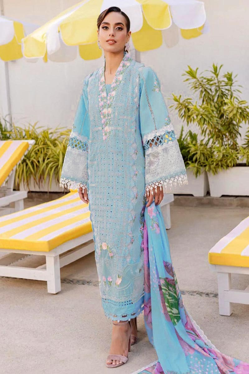 NFS-Mushq8 | Mushq Heavy Embroidered 3Pc Lawn Dress