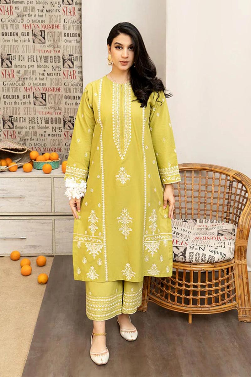 NFS-URGE10 | URGE Heavy Embroidered 2Pc Lawn Dress