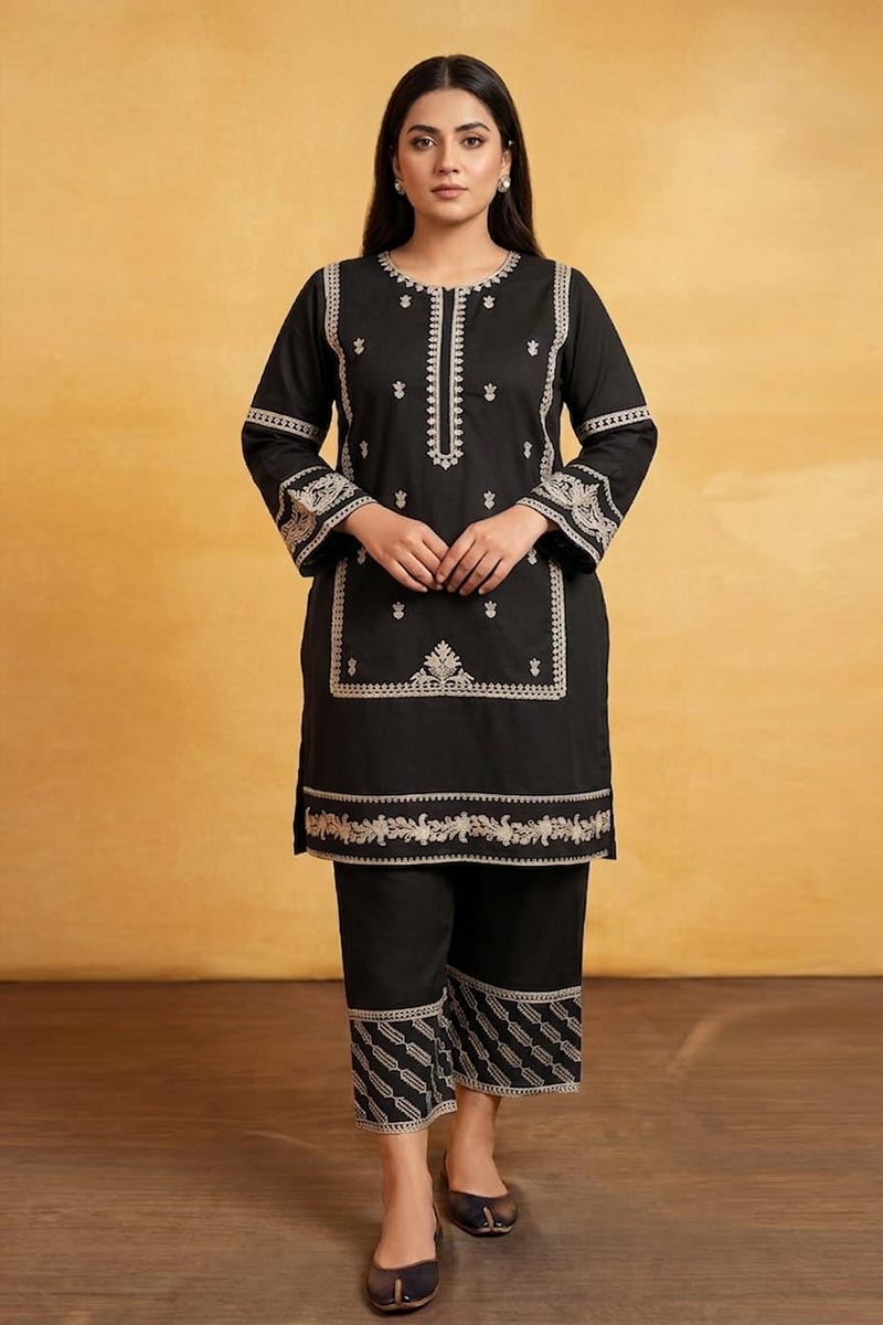 NFS-LM6 | Laam Heavy Embroidered 2Pc Lawn Dress